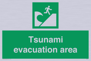 Tsunami evacuation area