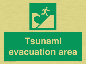Tsunami evacuation area