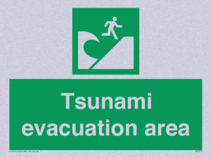 Tsunami evacuation area