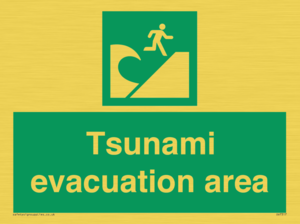 Tsunami evacuation area
