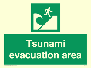 Tsunami evacuation area