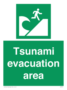 Tsunami evacuation area