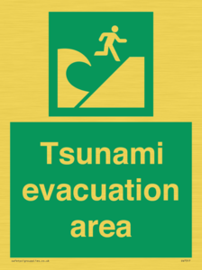 Tsunami evacuation area