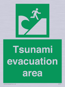 Tsunami evacuation area