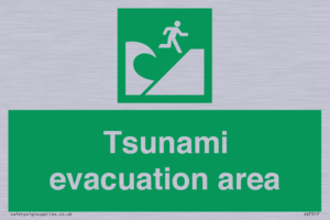 Tsunami evacuation area