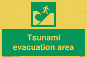 Tsunami evacuation area
