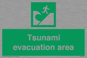 Tsunami evacuation area