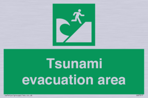 Tsunami evacuation area