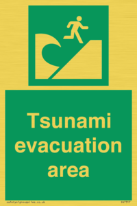 Tsunami evacuation area