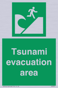 Tsunami evacuation area