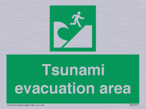 Tsunami evacuation area