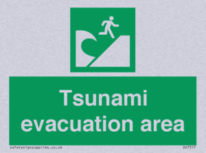 Tsunami evacuation area