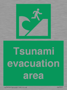 Tsunami evacuation area