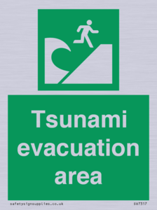 Tsunami evacuation area