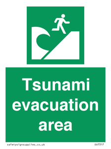 Tsunami evacuation area