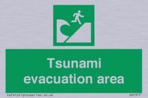 Tsunami evacuation area