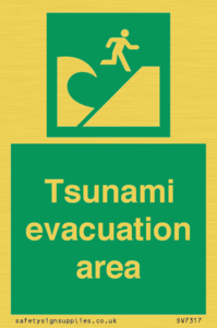 Tsunami evacuation area