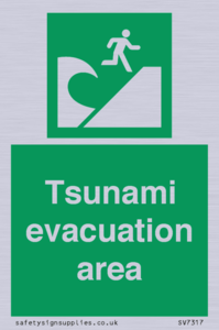 Tsunami evacuation area