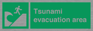 Tsunami evacuation area