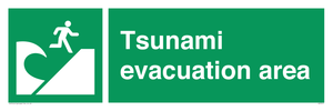 Tsunami evacuation area