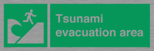 Tsunami evacuation area