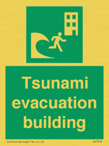Tsunami evacuation building