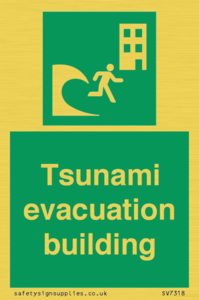 Tsunami evacuation building