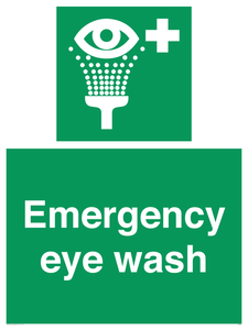Emergency eye wash