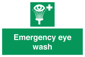 Emergency eye wash