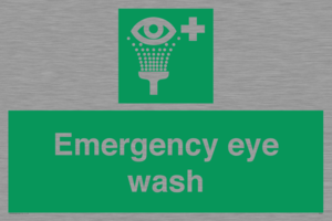 Emergency eye wash