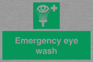 Emergency eye wash