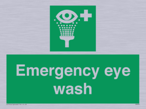 Emergency eye wash