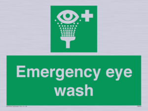 Emergency eye wash