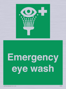 Emergency eye wash