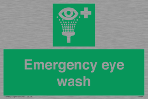 Emergency eye wash