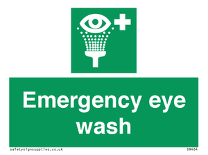 Emergency eye wash