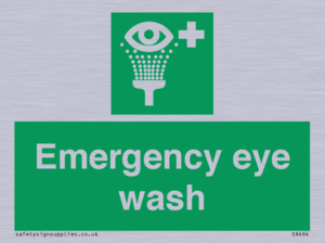 Emergency eye wash