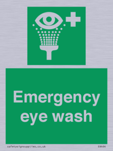 Emergency eye wash