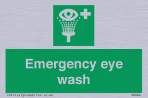 Emergency eye wash
