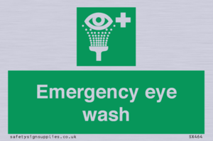 Emergency eye wash