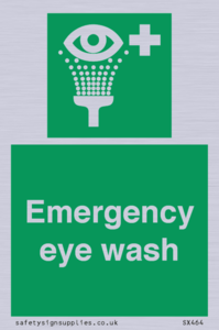 Emergency eye wash