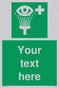 Custom Eye Wash Station Sign