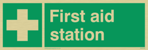 First aid station