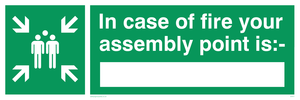 In case of fire your assembly point is:-