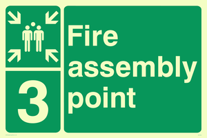 Fire Assembly Point 3 - replaces SY475(3)