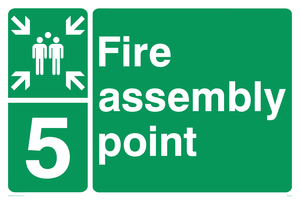 Fire Assembly Point 5 - replaces SY475(5)