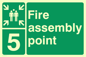 Fire Assembly Point 5 - replaces SY475(5)