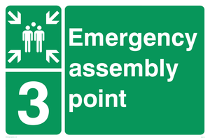 Emergency Assembly Point 3 - Replaces SY476(3)