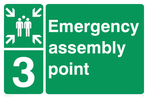 Emergency Assembly Point 3 - Replaces SY476(3)