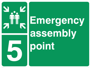 Emergency Assembly Point 5 - Replaces SY476(5)